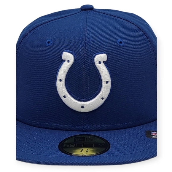 New Mens Fitted Indianapolis Colts Cap Hat size (7⅜) - Picture 2 of 5